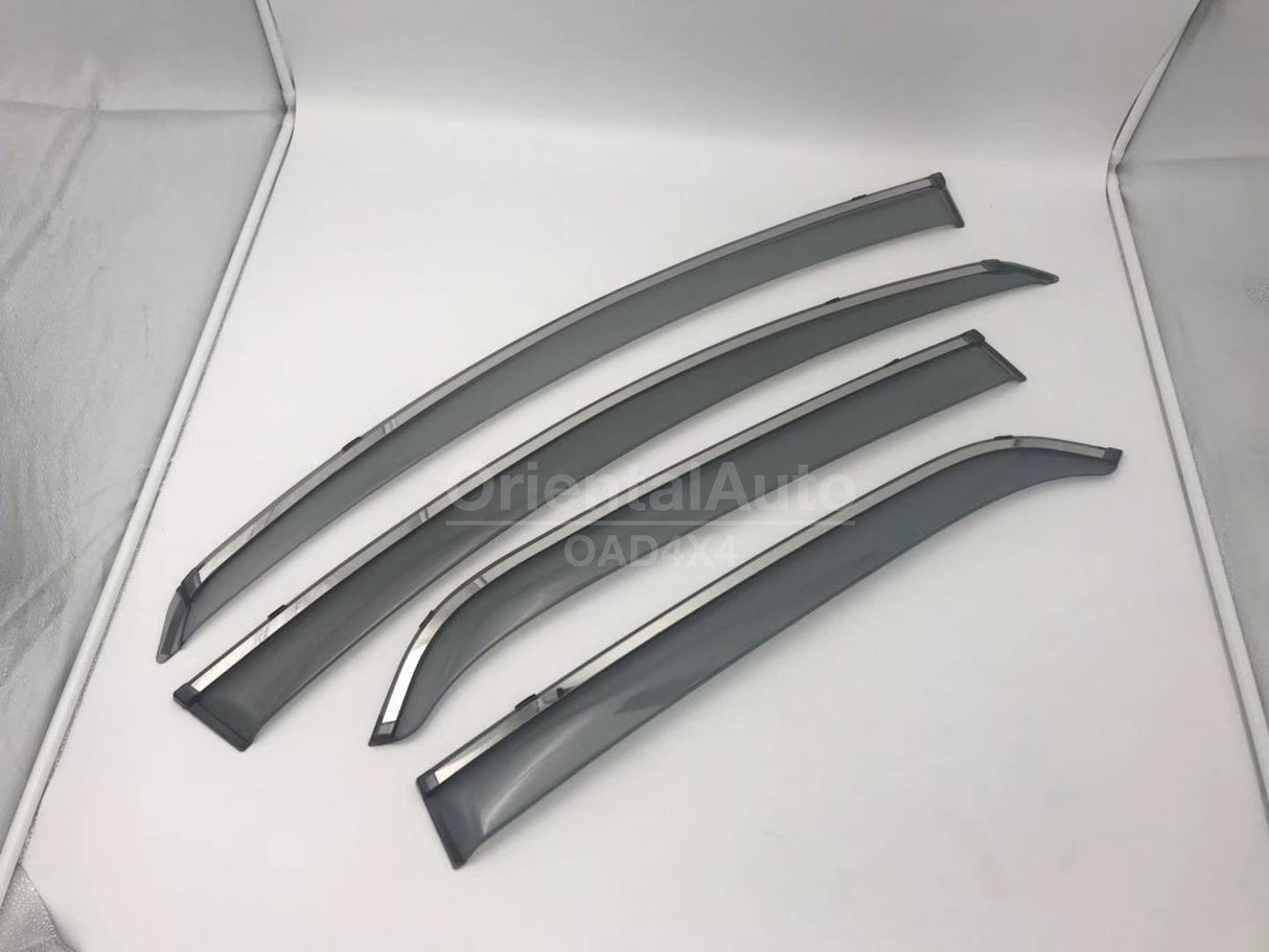 Stainless Edge Weather Shields for Ford Ecosport BK Series 2013-2017
