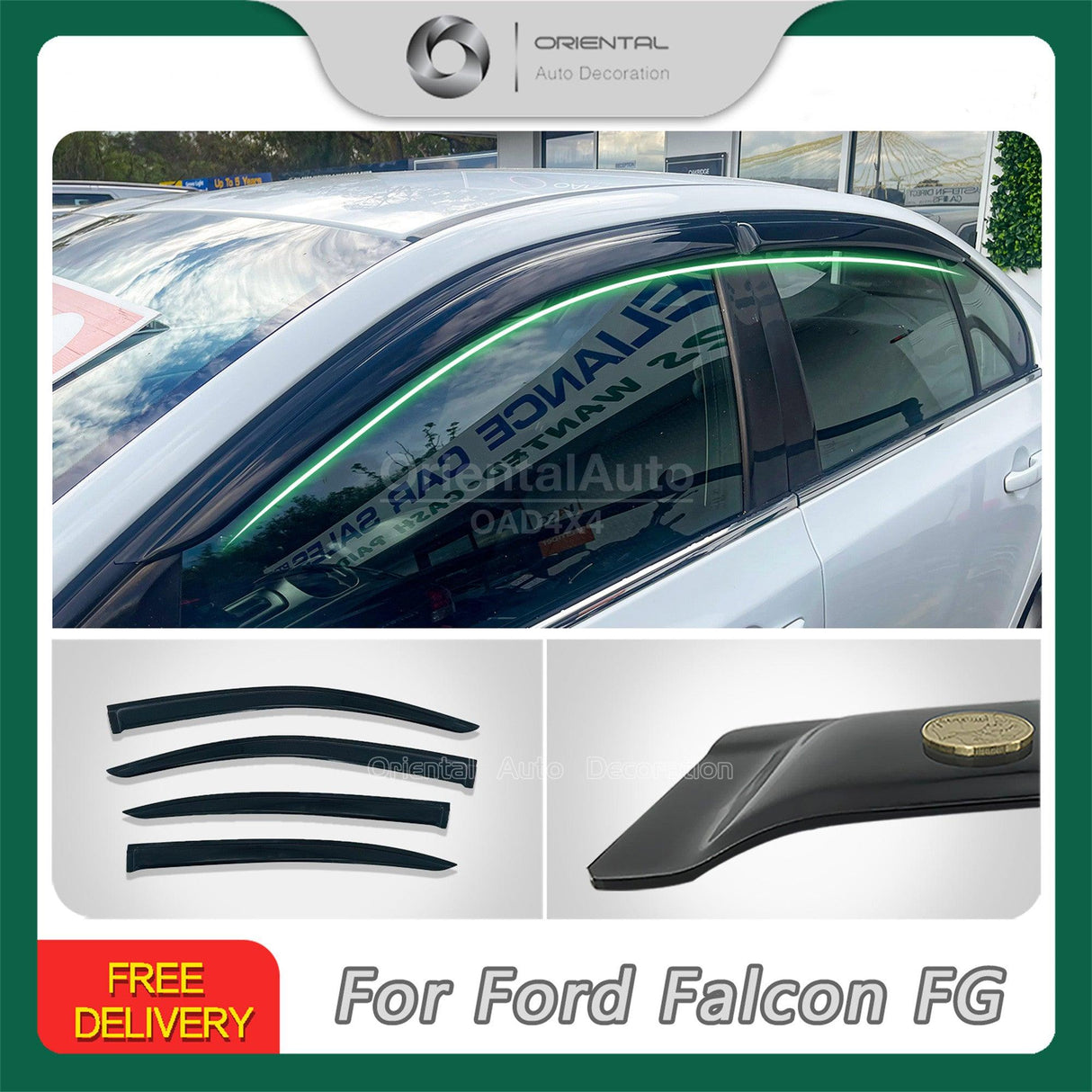 Weather Shields for Ford Falcon FG 2008-2019