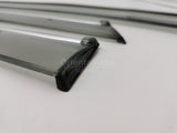 Chrome Edge Weather Shields for Ford Fiesta Hatch 2008-2019