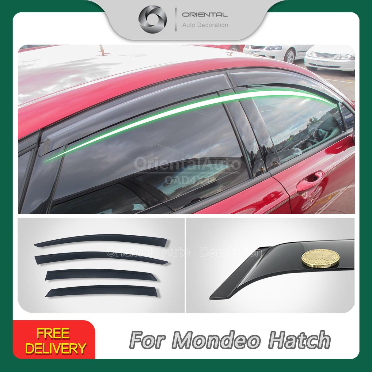 Weather Shields for Ford Mondeo Hatch MD Series 2015-Onwards