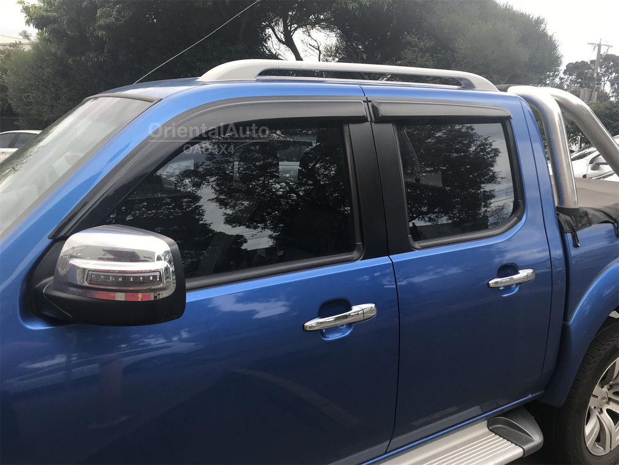 Weather Shields for Ford Ranger PJ PK Series Dual Cab 2006-2011