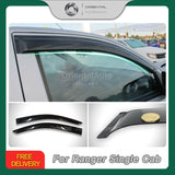 Weather Shields for Ford Ranger PX PX2 PX3 Series Single Cab 2011-2022