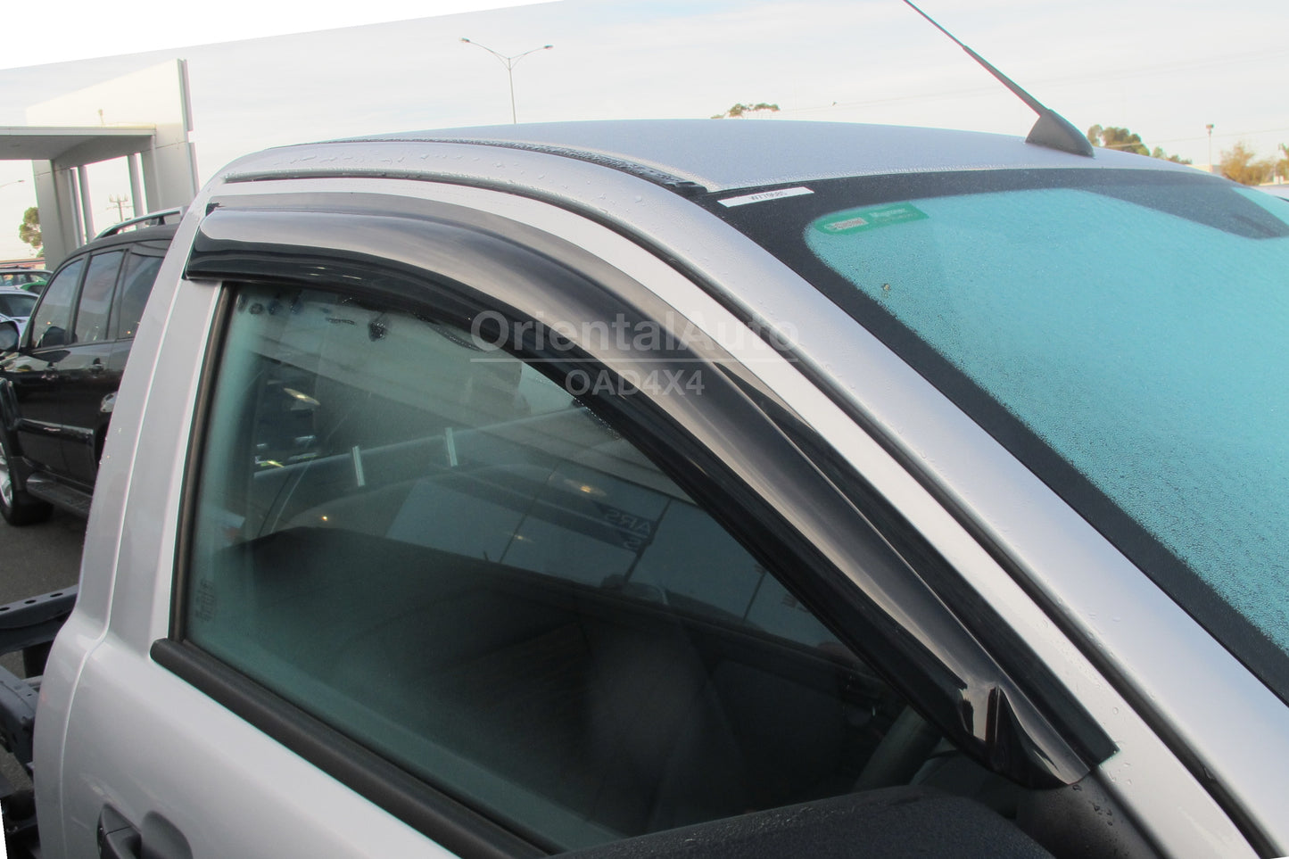 Bonnet Protector & Weathershields Weather Shields Window Visor for Mazda BT-50 BT50 Single / Extra Cab 2011-2020 2PCS