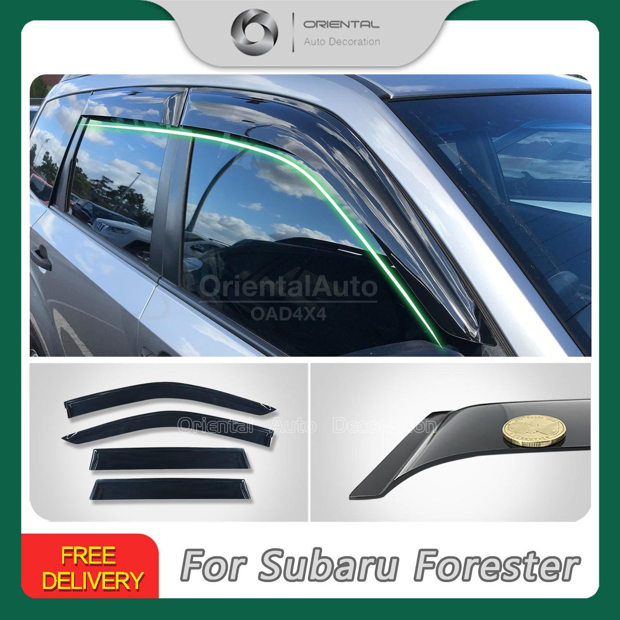 Weather Shields for Subaru Forester 2008-2012