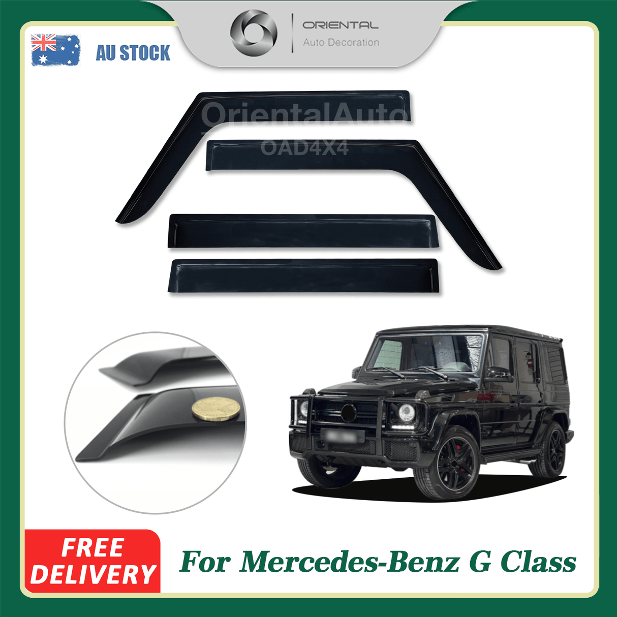 Weather Shields for Mercedes-Benz G-Class 2011-2018