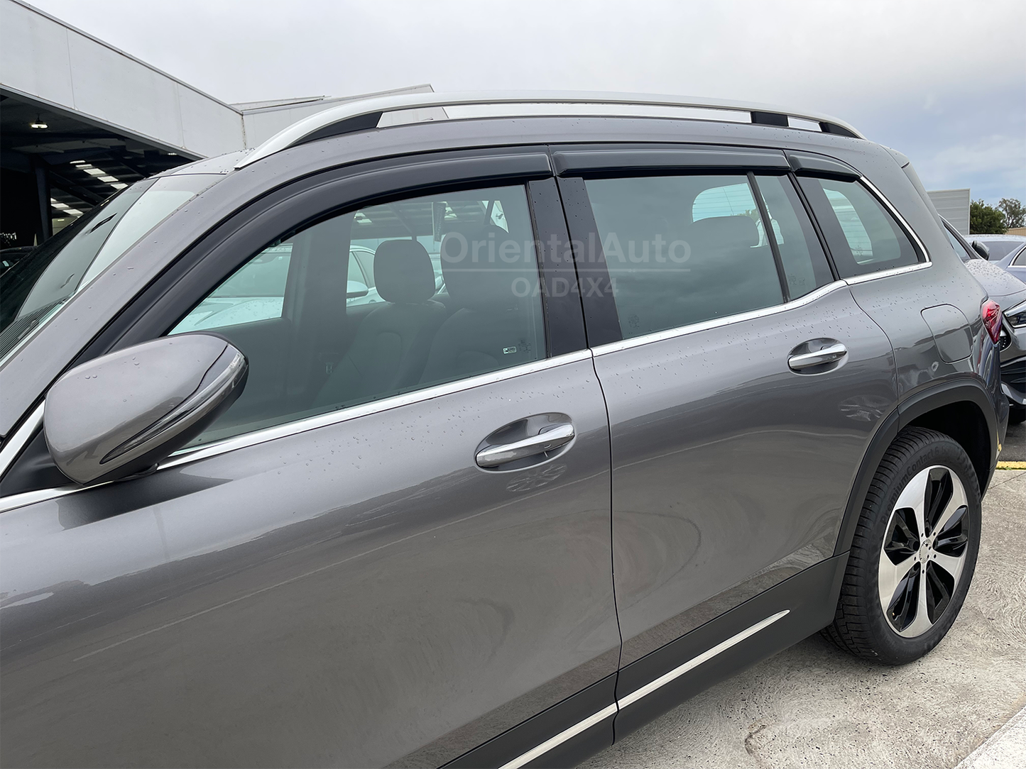 Luxury 6pcs Weathershields for Mercedes-Benz GLB Class X247 2020+ Weather Shields Window Visors