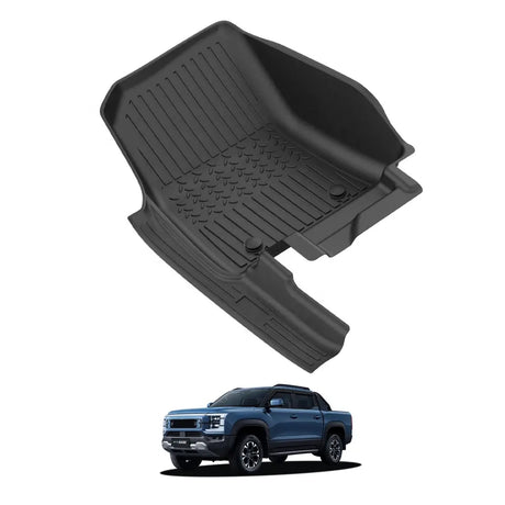 All-weather TPE floor mat for GWM Ute (Cannon), custom-fit design with raised edges for maximum dirt and spill protection.