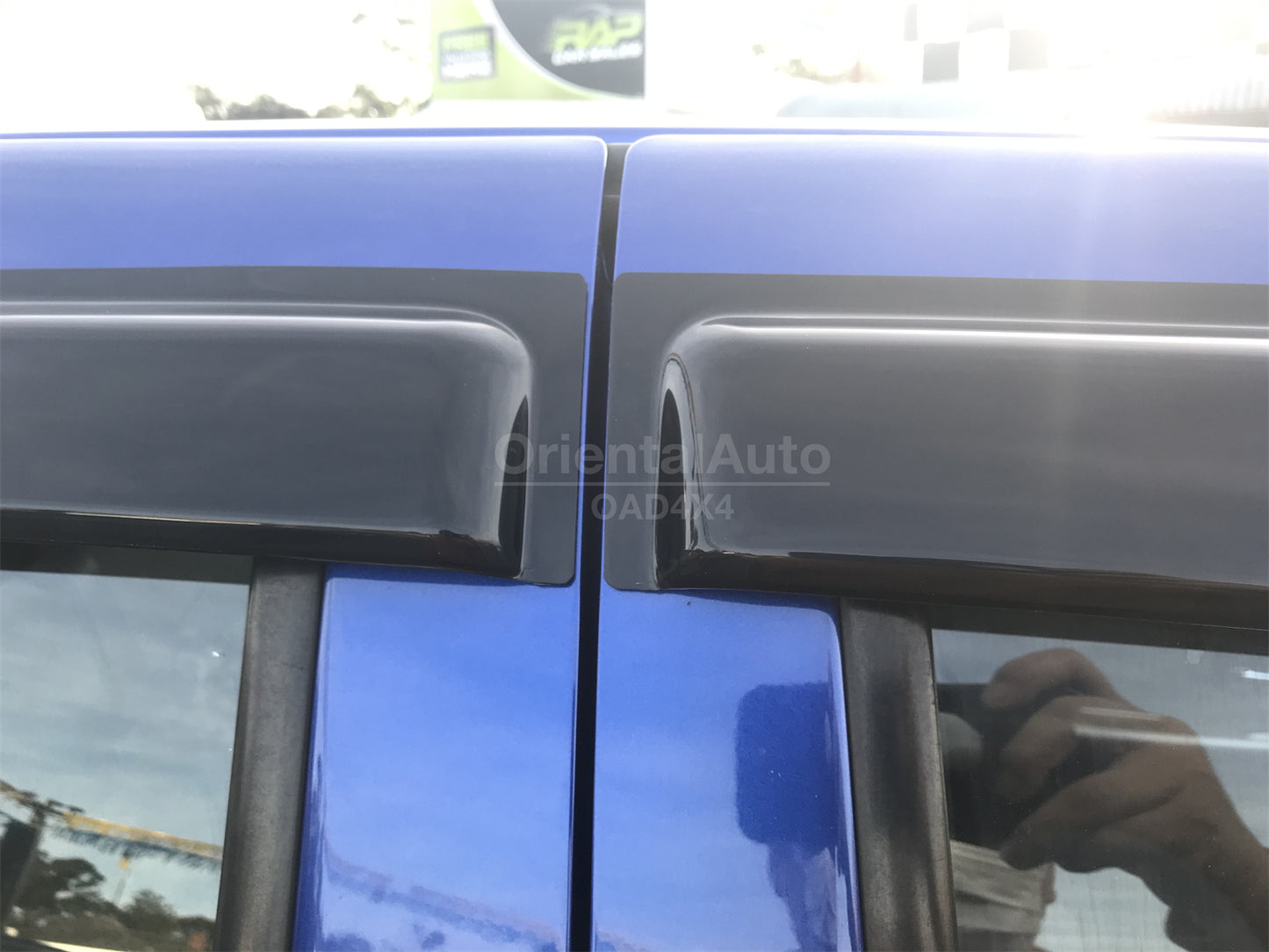 Luxury Weathershields Weather Shields Window Visor For ISUZU D-MAX DMAX Dual Cab 2008-2012