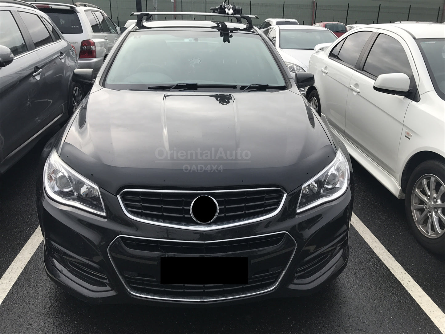 Bonnet Protector & Luxury 6pcs Weathershields Weather Shields Window Visor for Holden Commodore VF Wagon 2013-2016