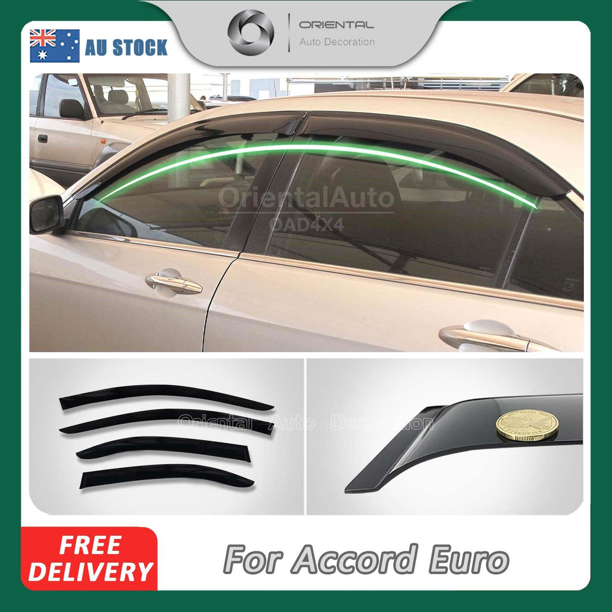 Weather Shields for Honda Accord Euro 2003-2008