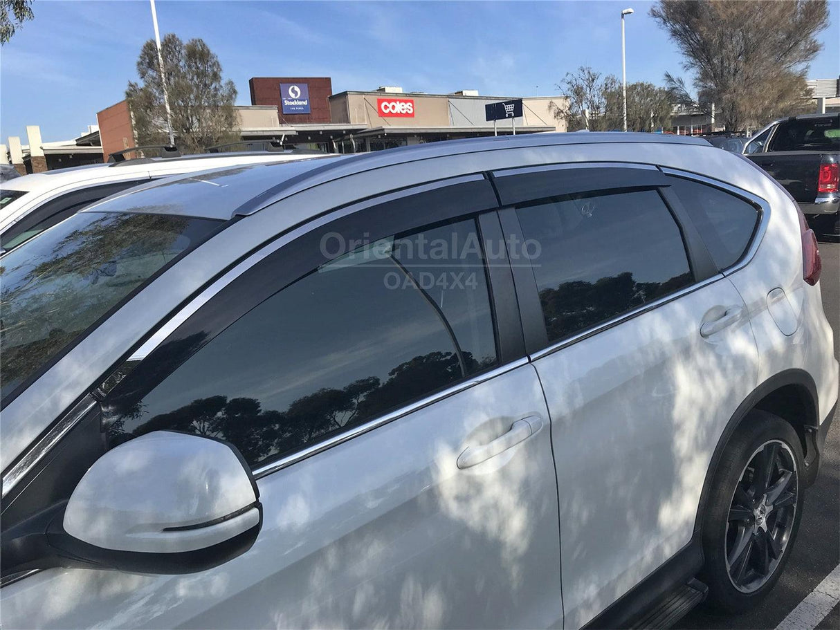 Stainless Edge Weather Shields for Honda CRV RM Series 2012-2017