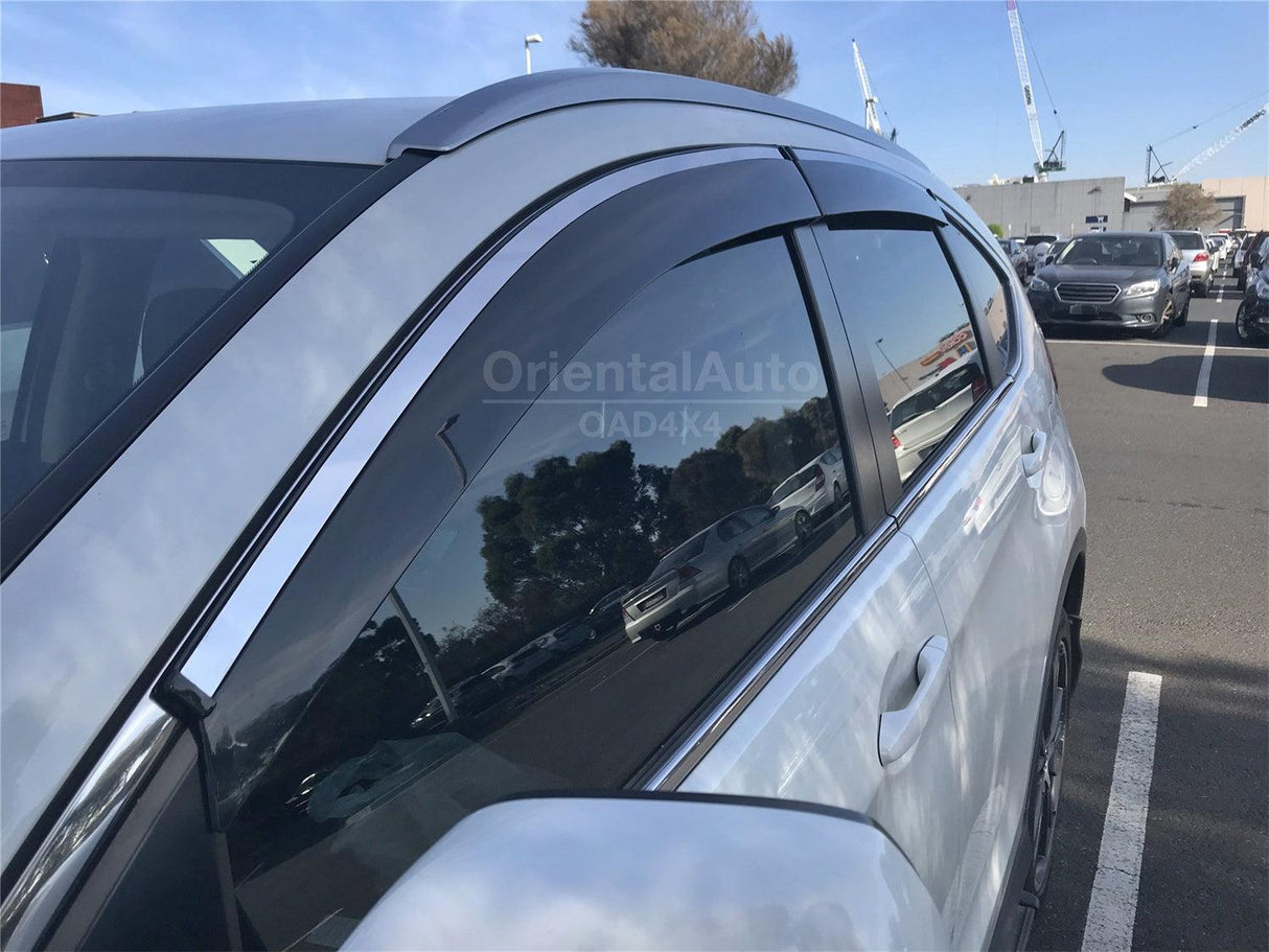Stainless Edge Weather Shields for Honda CRV RM Series 2012-2017
