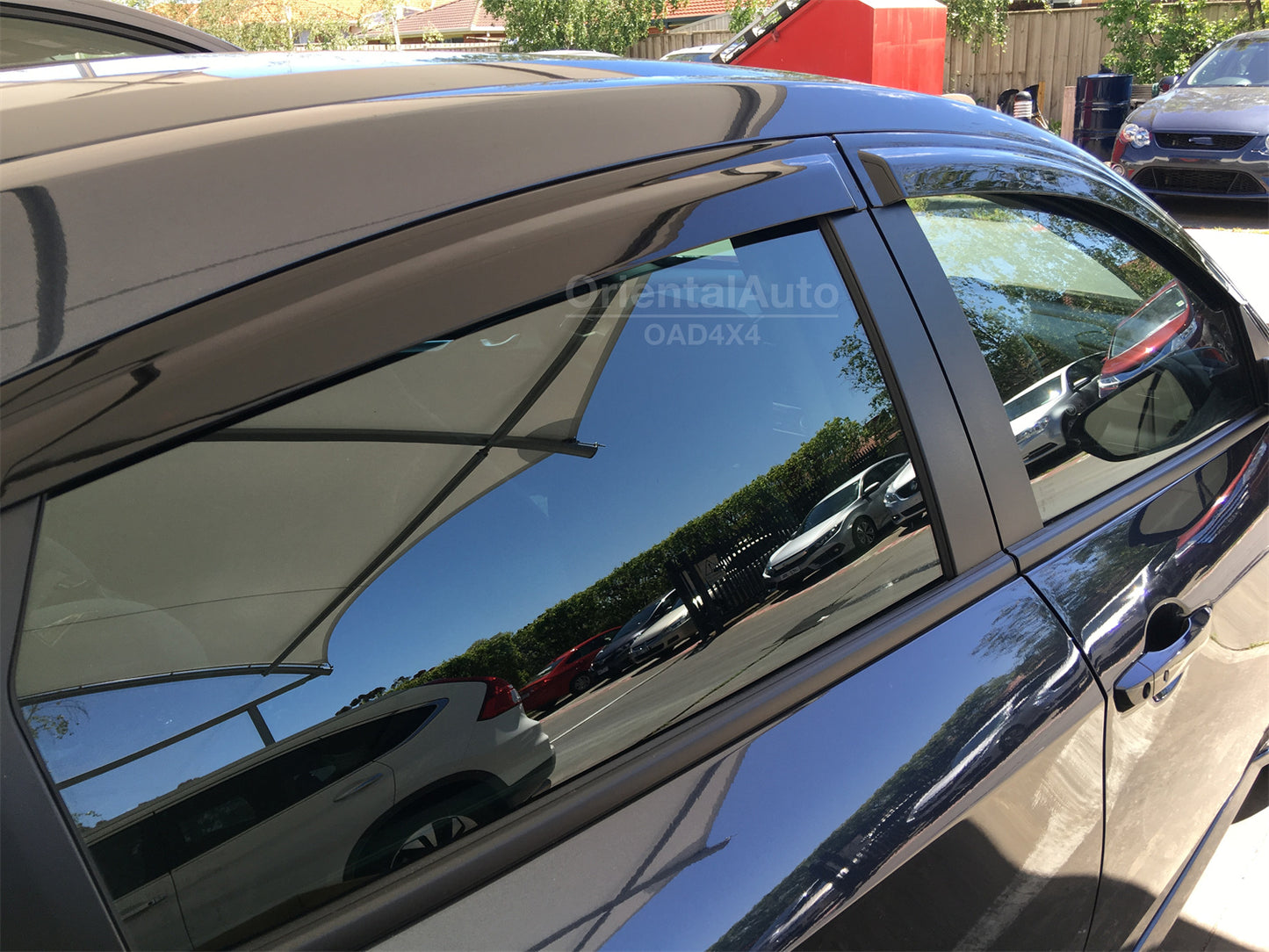Injection Weathershields Weather Shields Window Visor For Honda Civic 10th Sedan 2016-2021