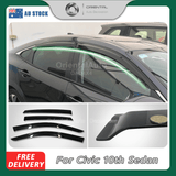 Injection Weather Shields for Honda Civic 10th Sedan 2016-2021