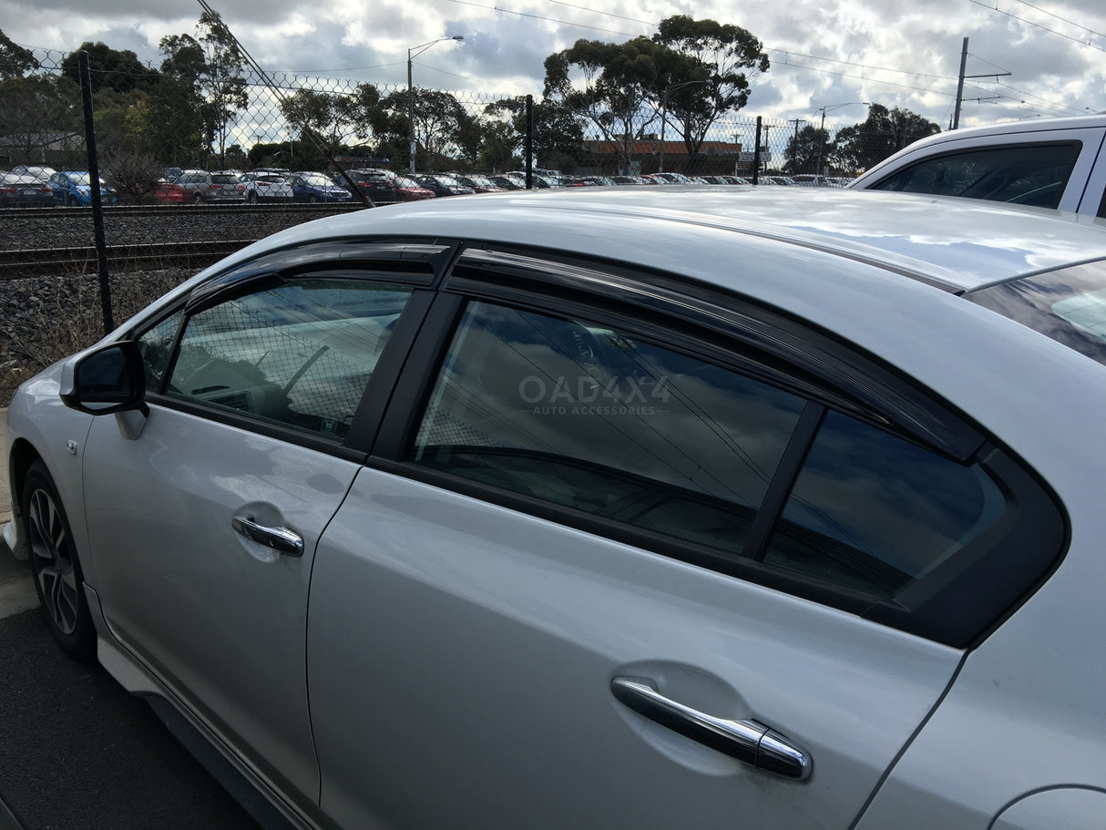 Weather Shields for Honda Civic Sedan 2012-2016 Mugen