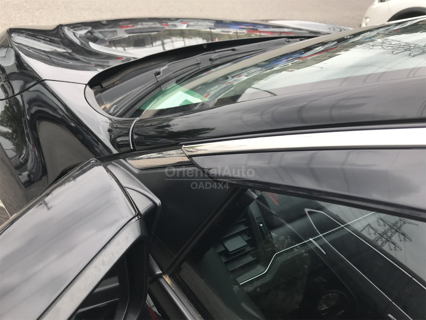Injection Stainless Weathershields For Honda Civic Sedan 10th Gen 2016-2021 Weather Shields Window Visor