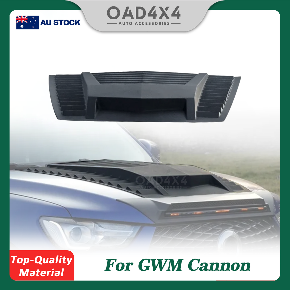 Bonnet Scoop for GWM Cannon All Models 2020-Onwards
