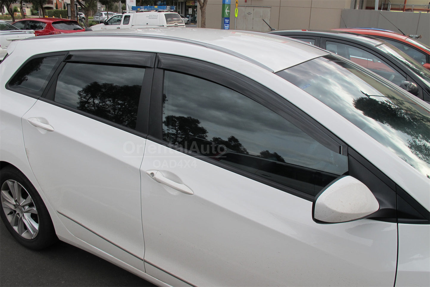 Premium Weathershields Weather Shields Window Visor For Hyundai I30 Wagon 2013-2016