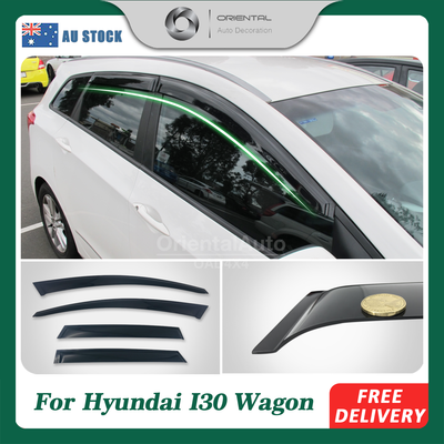 Premium Weathershields Weather Shields Window Visor For Hyundai I30 Wagon 2013-2016