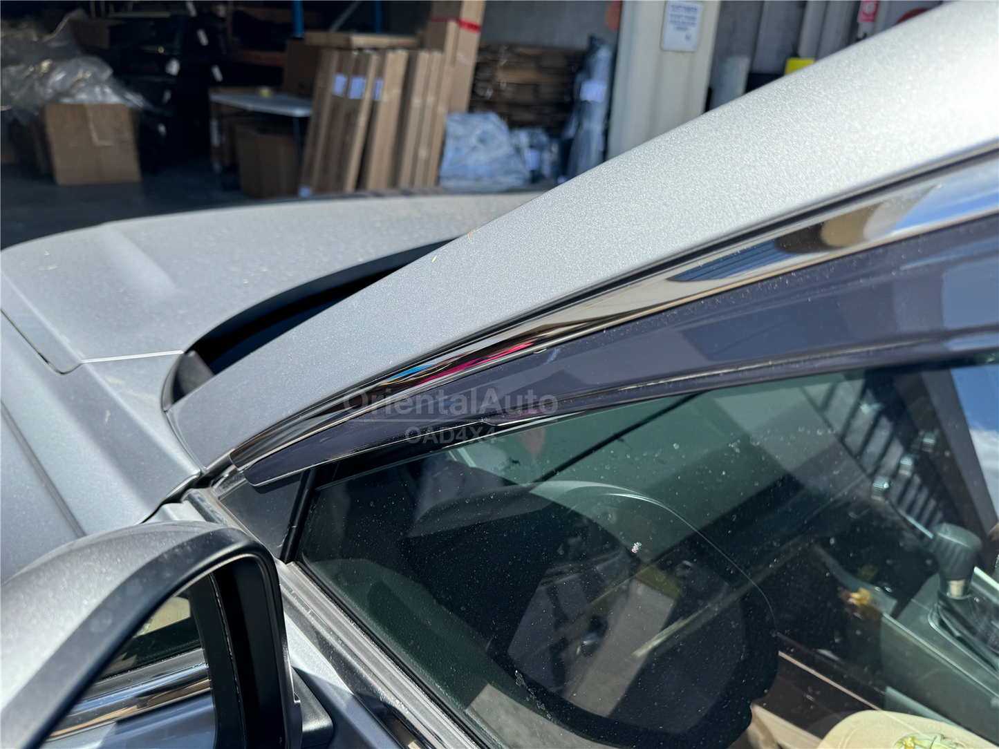 Injection Stainless 6pcs Weathershields For Honda CRV CR-V RS Series 2023+ Weather Shields Window Visor