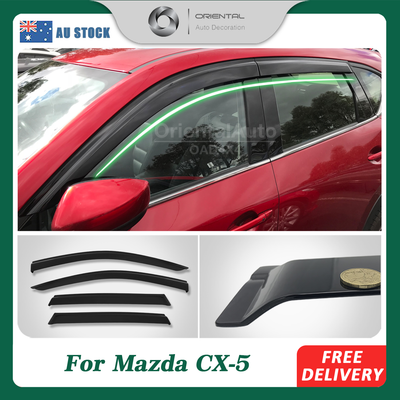 Injection Weathershields For Mazda CX5 KF Series 2017-Onwards Weather Shields Wndow Visor