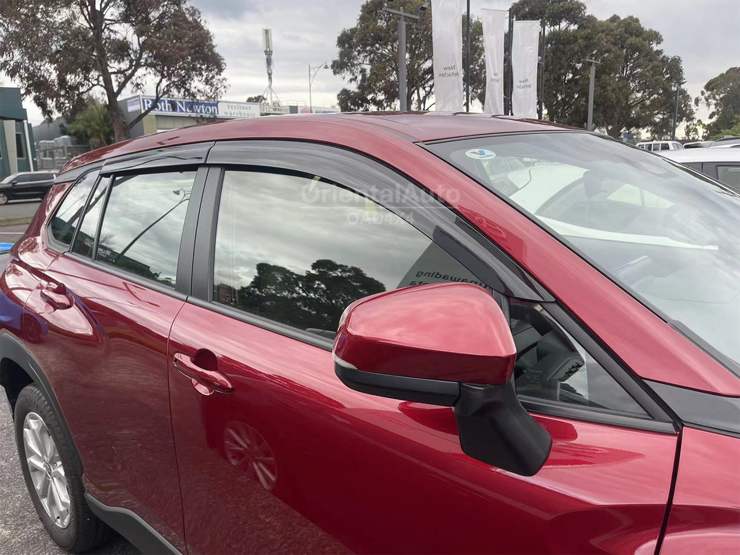 OAD Injection Weathershields For Toyota Corolla Cross SUV 2022+ Weather Shields Weather Shield Window Visor