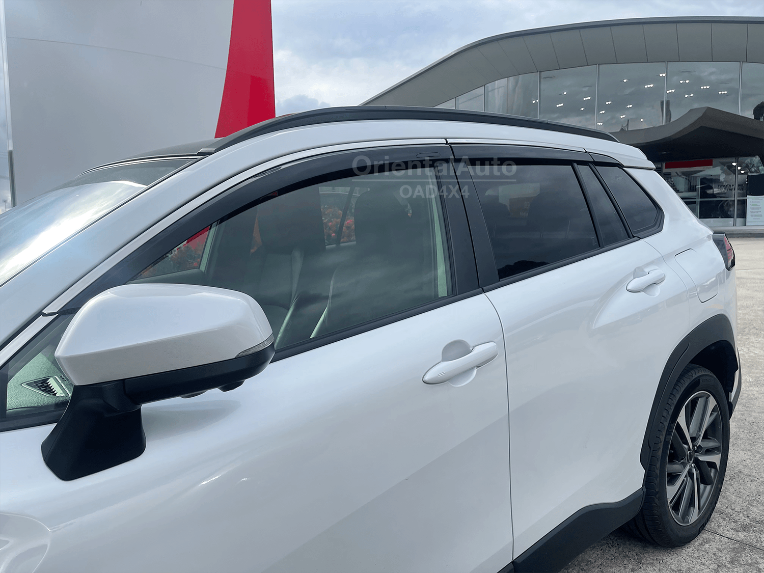 Stainless Edge Weather Shields for Toyota Corolla Cross SUV 2022-Onwards 6PCS