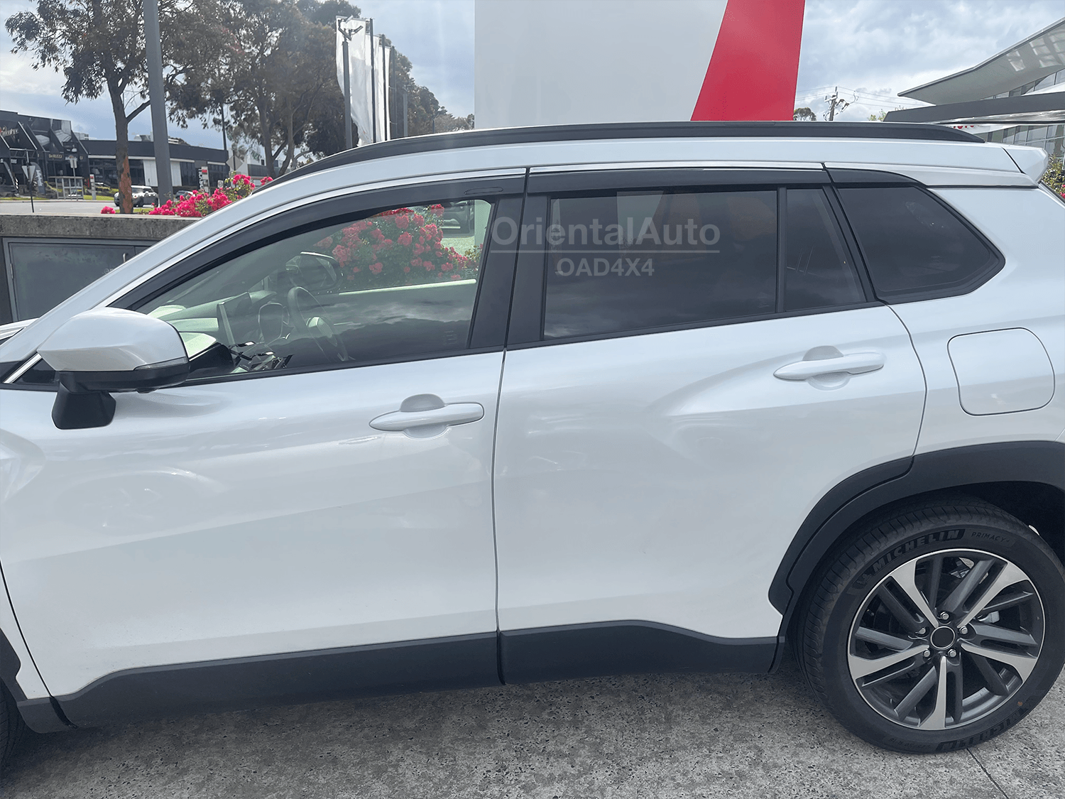 Stainless Edge Weather Shields for Toyota Corolla Cross SUV 2022-Onwards 6PCS