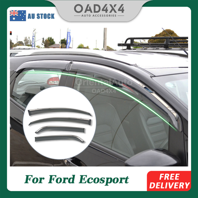 Injection Stainless Weathershields For Ford Ecosport BK Series 2013-2017 Weather Shields Window Visor