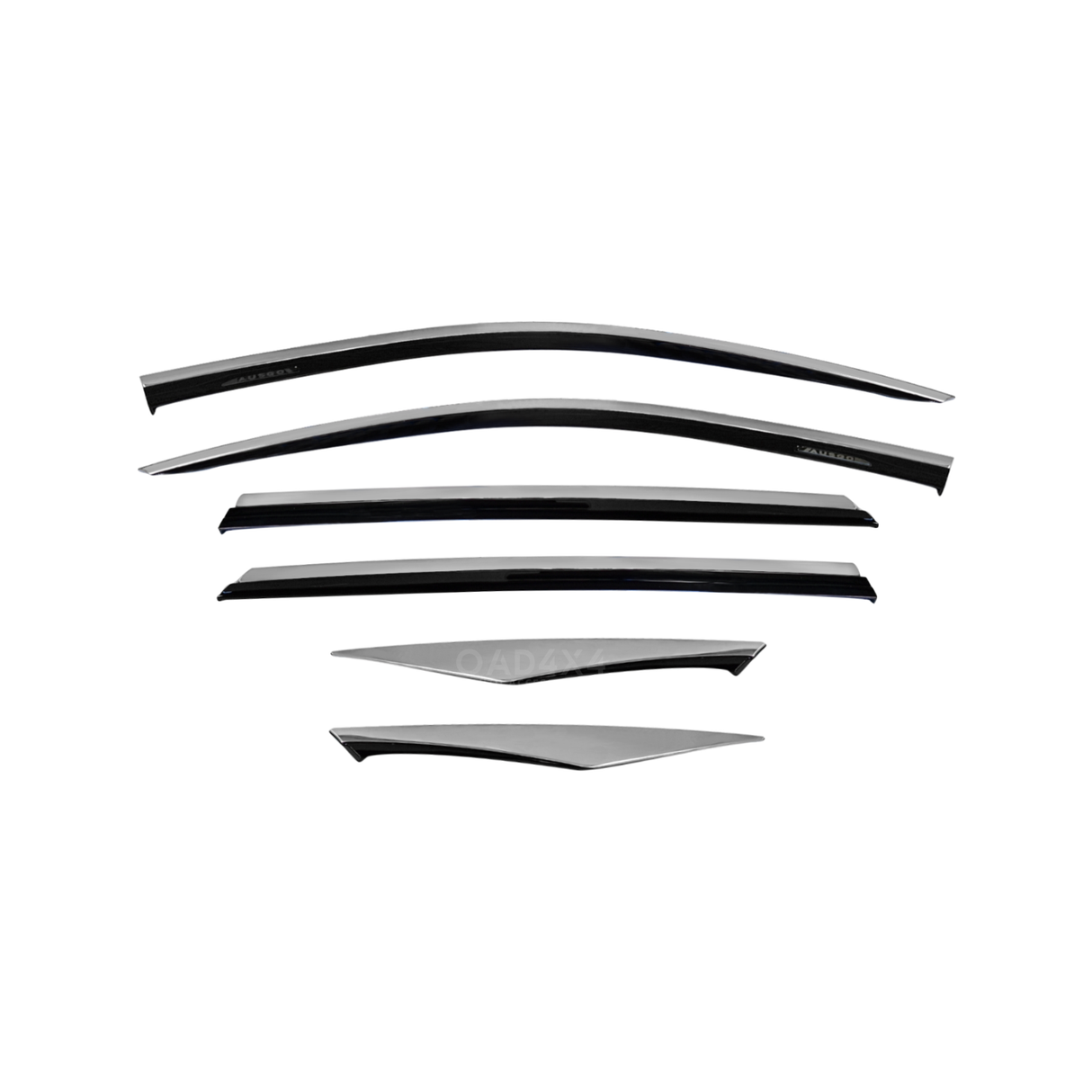 Injection Stainless Weather Shields for MG HS 2024-Onwards 6PCS