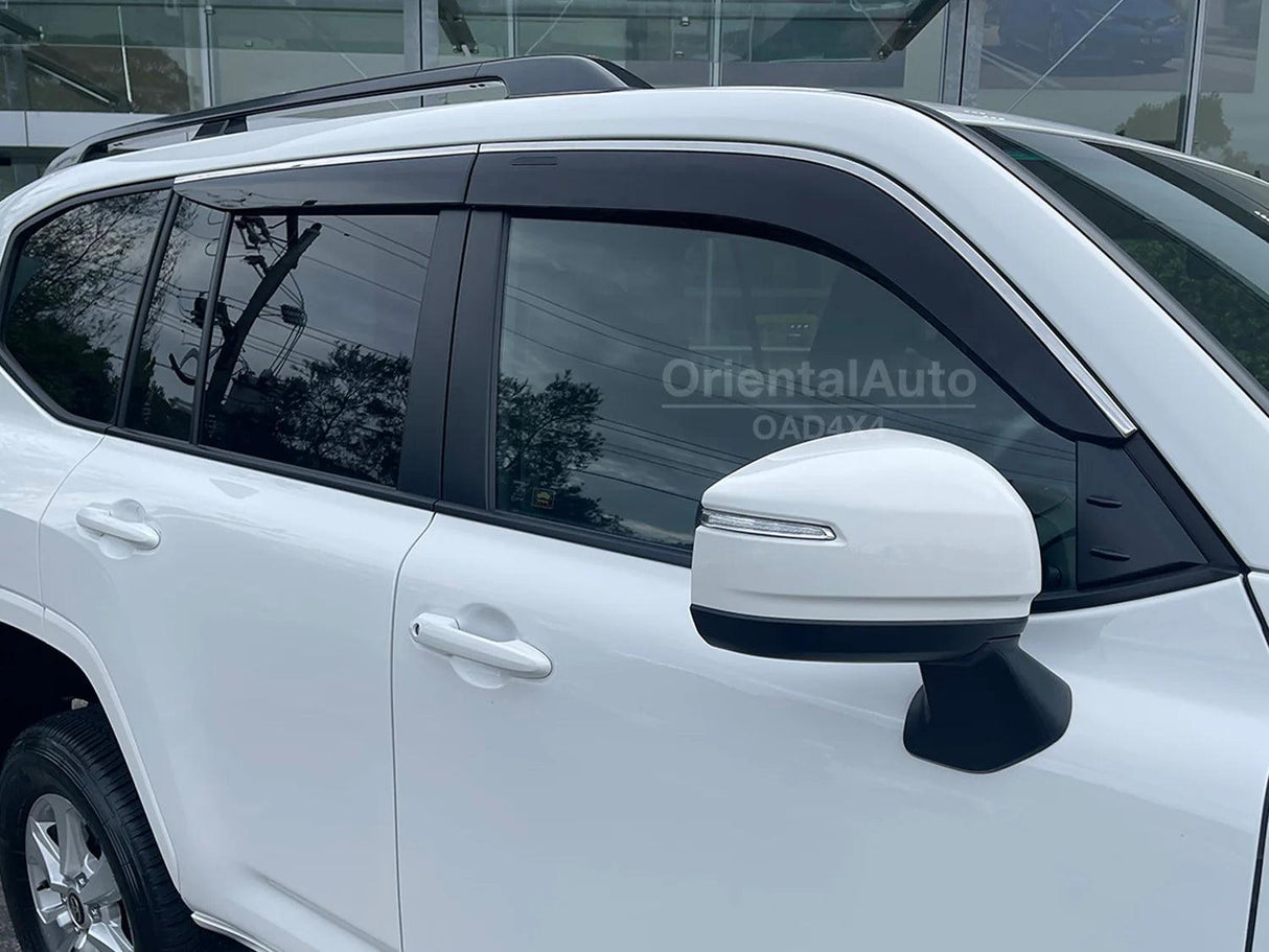 Stainless Edge Weather Shields for Lexus LX500d LX600 2021-Onwards