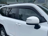 Stainless Edge Weather Shields for Lexus LX500d LX600 2021-Onwards