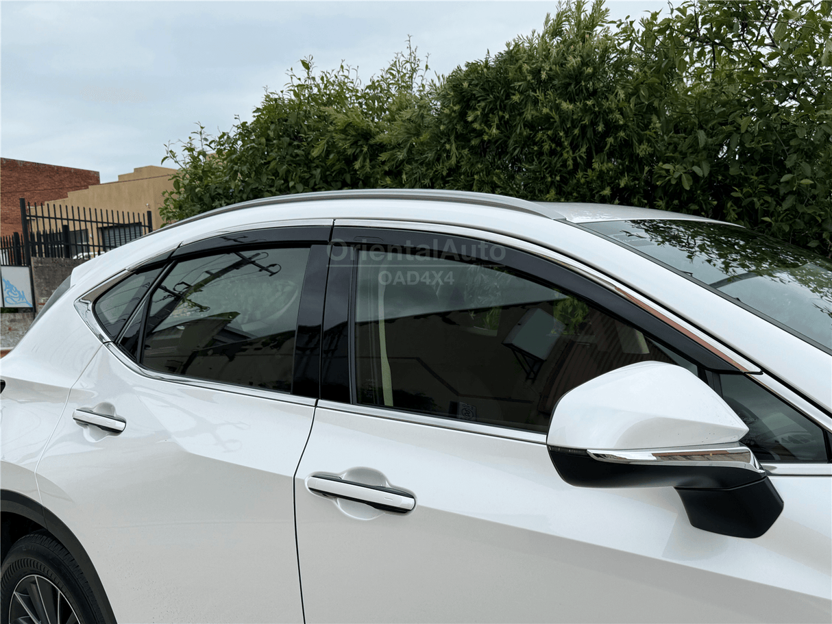 Stainless Edge Weather Shields for Lexus NX Series 2022-Onwards 6PCS