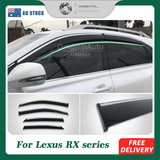 Stainless Edge Weather Shields for Lexus RX270/350/450H 2009-2015