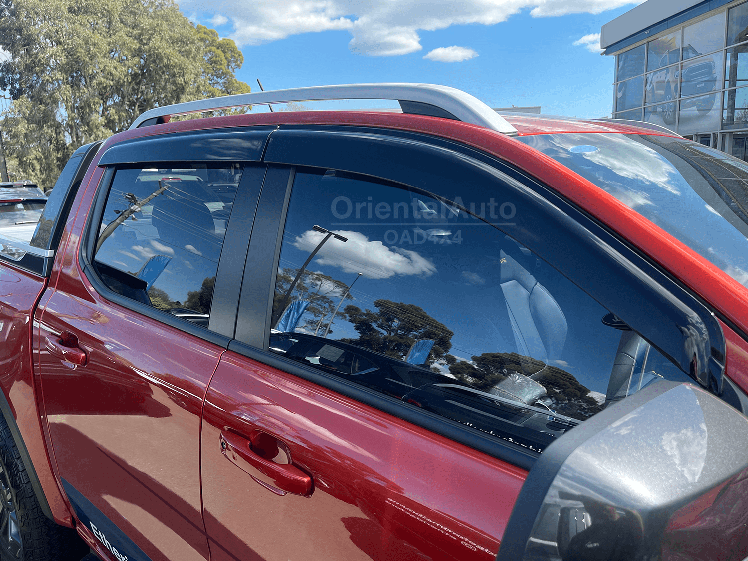 Injection Weather Shields for Ford Ranger Next-Gen Dual Cab 2022-Onwar ...
