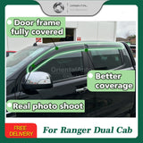Injection Weather Shields for Ford Ranger PX/PX2/PX3 Dual Cab 2011-2022