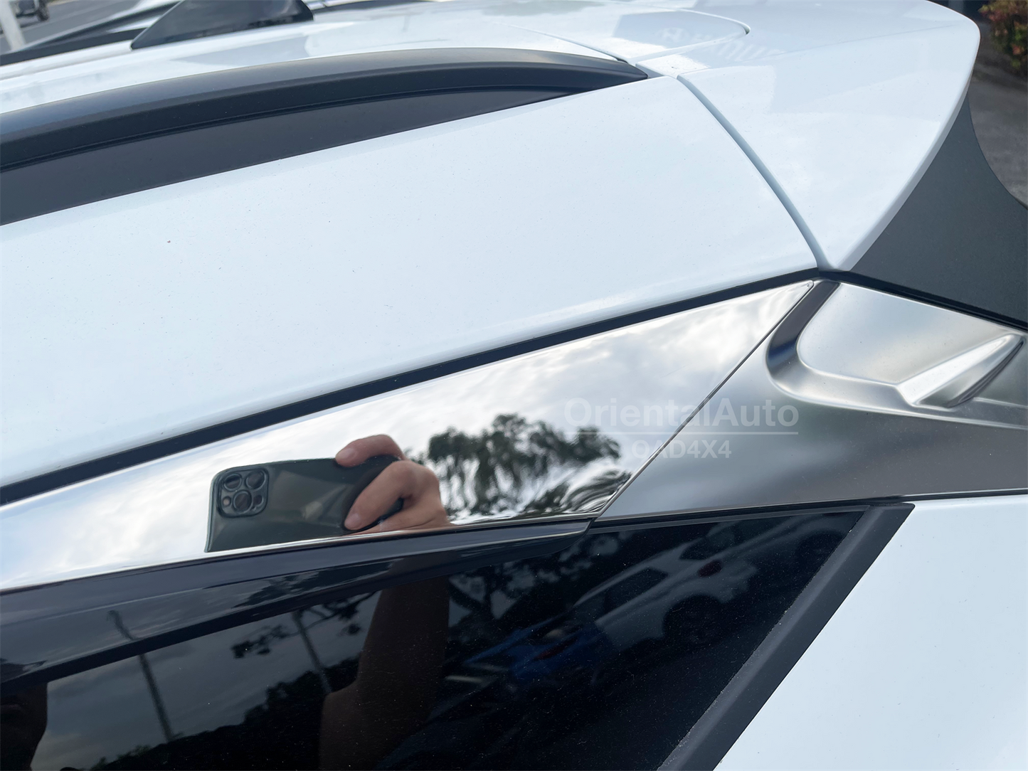Injection 6pcs Stainless Weathershields for Hyundai Tucson 2021+ Weather Shields Window Visors