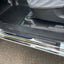 Silver Door Sill Protector for ISUZU D-MAX / DMAX Dual Cab 2020-Onwards Stainless Steel Scuff Plates Door Sills Protector