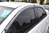 Chrome Edge Weather Shields for Mitsubishi Lancer CJ CF 2007-2017