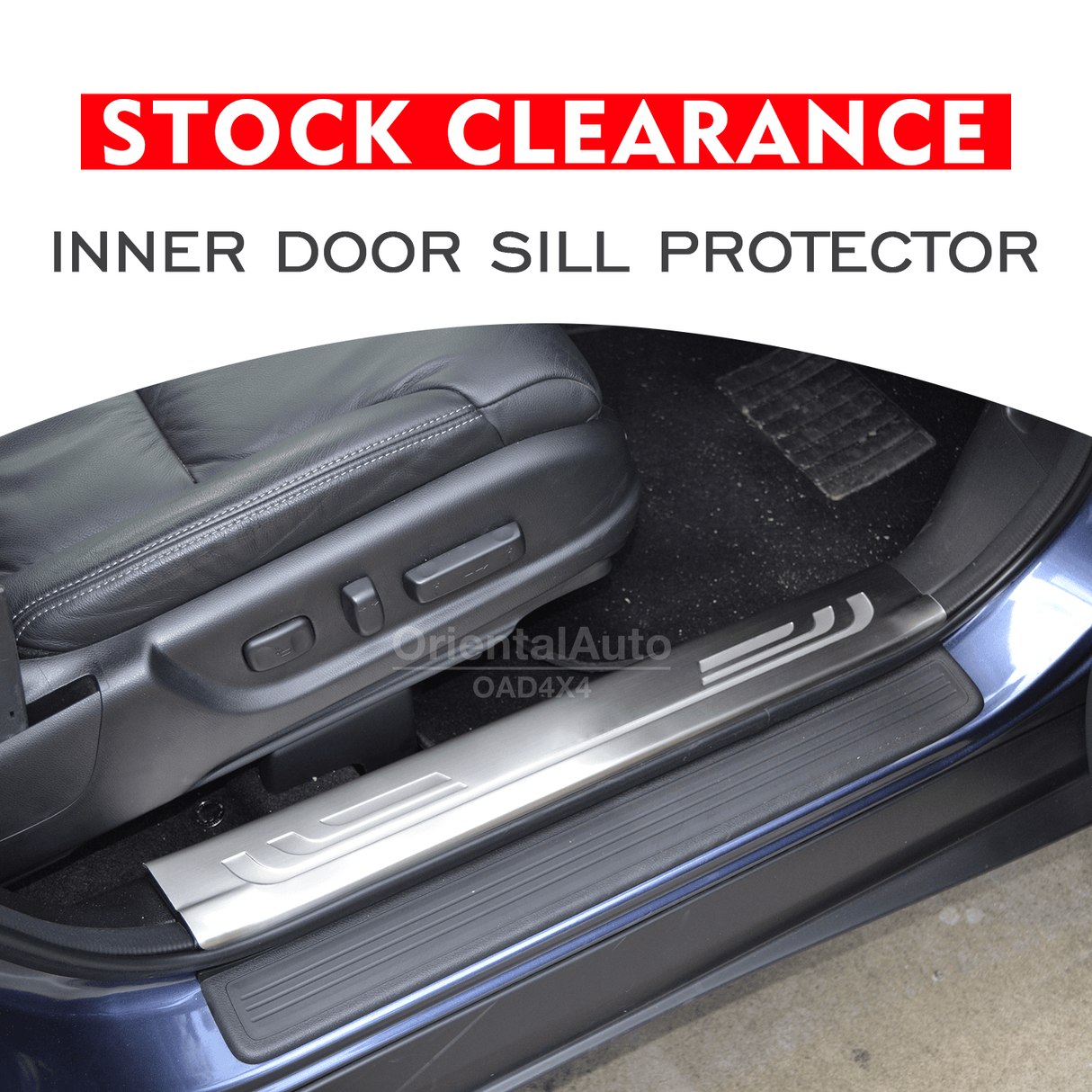 Stock Clearance| Stainless Steel Inner Door Sills Protector
