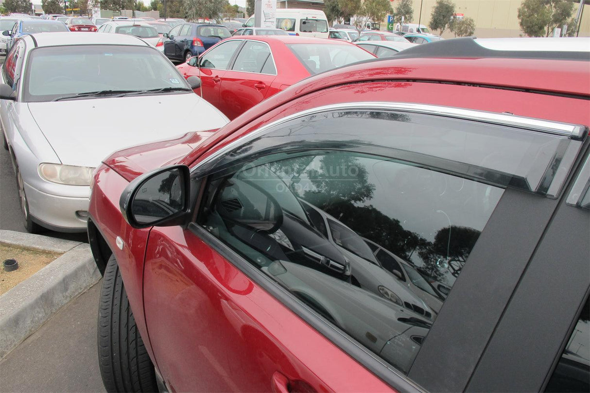 Chrome Edge Weather Shields for Jeep Compass 2007-2017