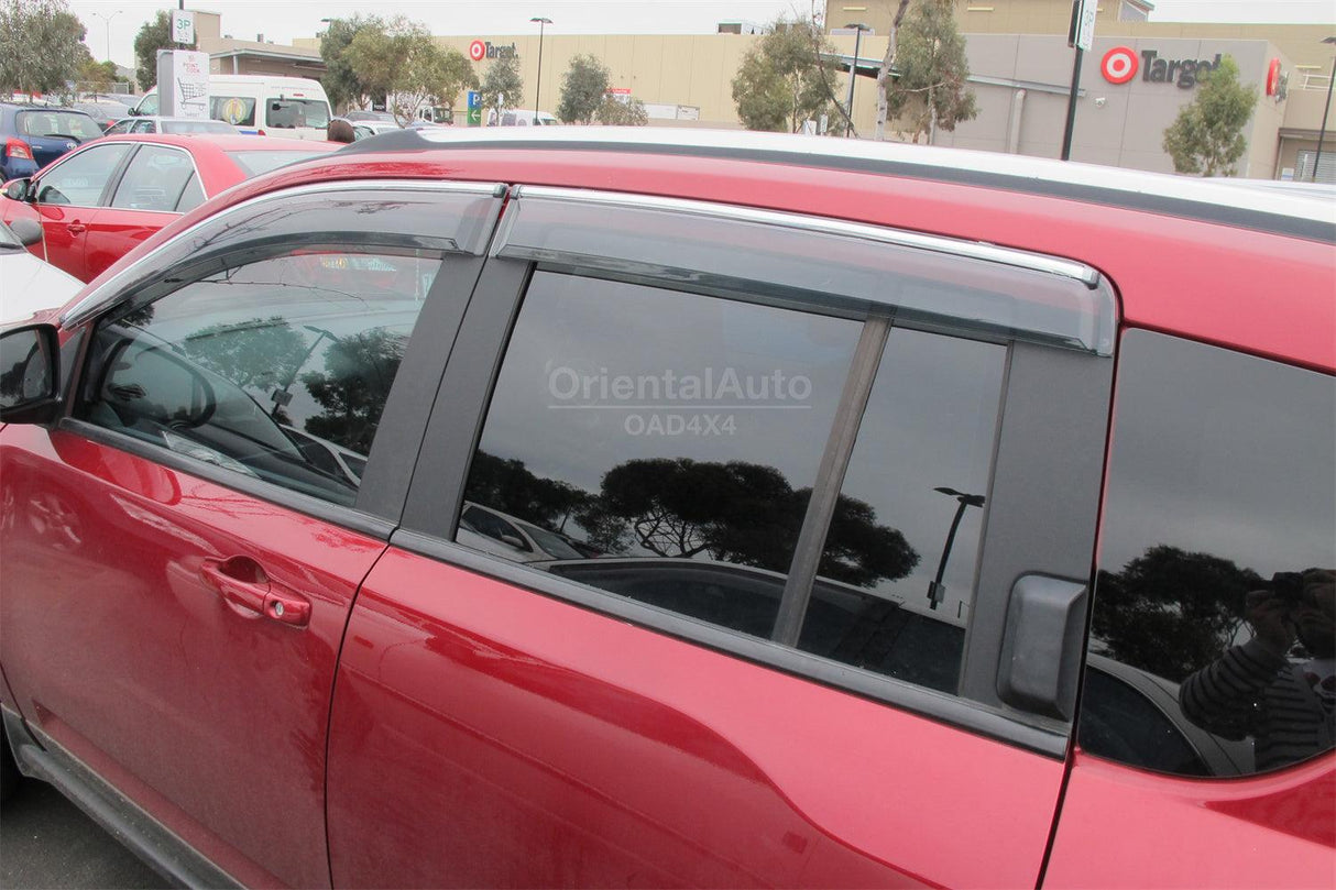 Chrome Edge Weather Shields for Jeep Compass 2007-2017