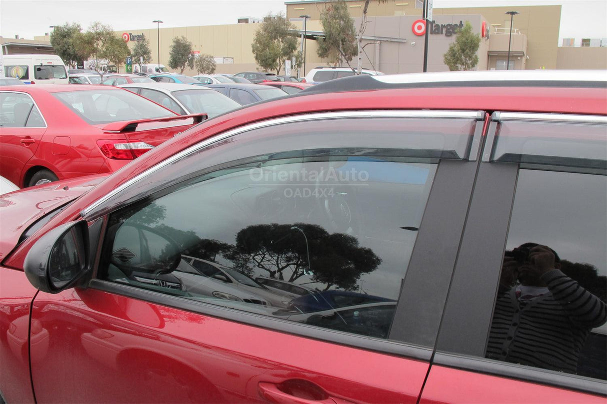 Chrome Edge Weather Shields for Jeep Compass 2007-2017