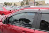 Chrome Edge Weather Shields for Jeep Compass 2007-2017