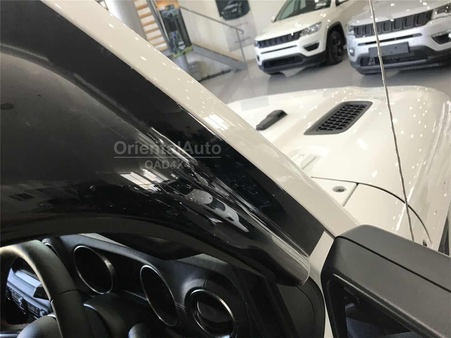 Widened Luxury 4pcs Weathershields For Jeep Gladiator Dual Cab 2020+ Weather Shields Window Visor