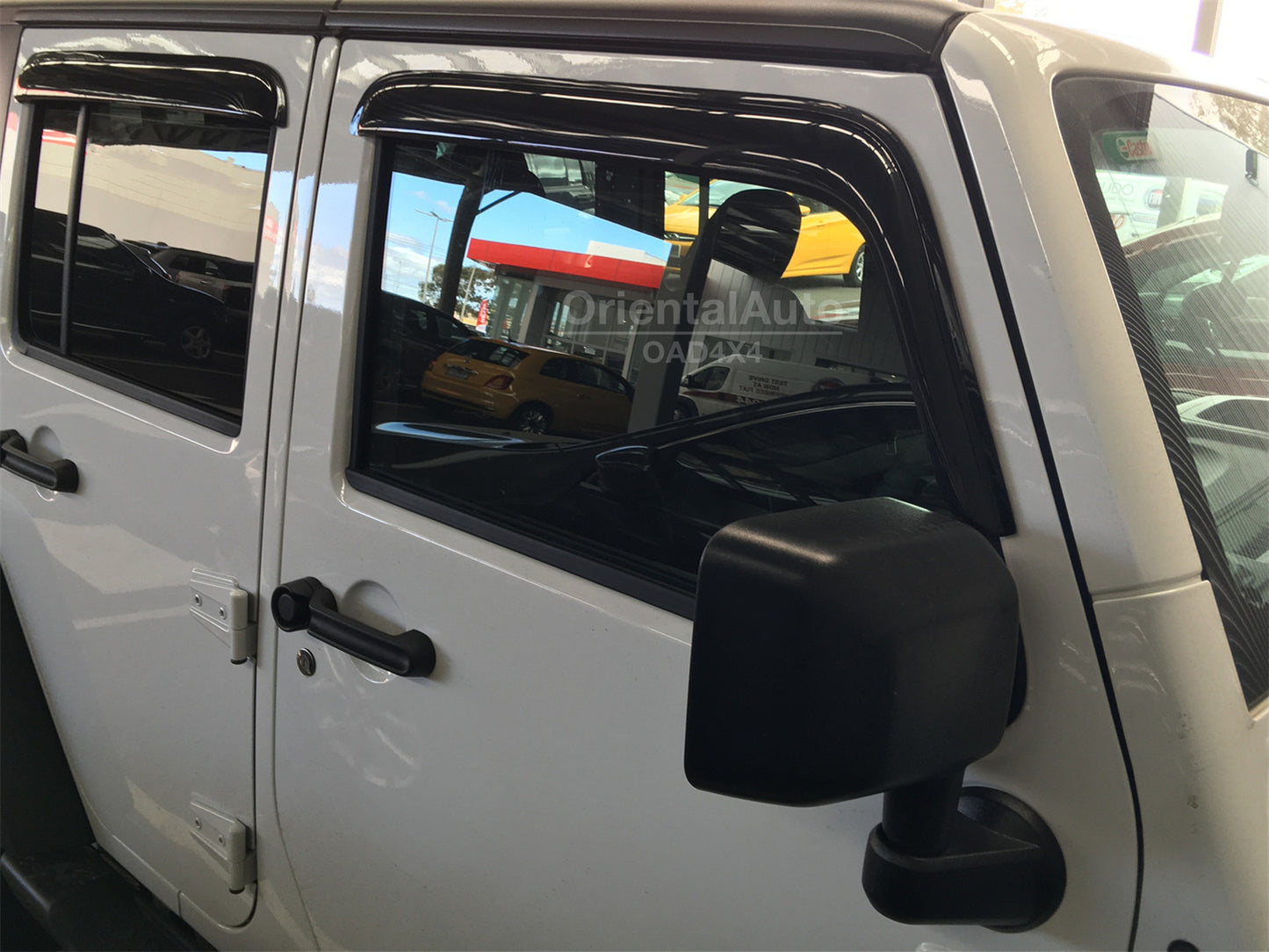 Luxury Weathershields Weather Shields Window Visor For Jeep Gladiator Dual Cab 2020+ 4pcs