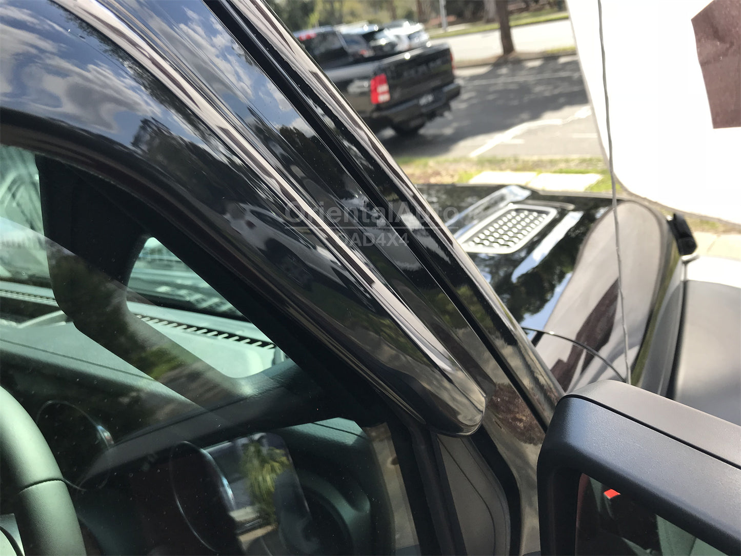 Luxury Weathershields Weather Shields Window Visor For Jeep Wrangler JL 2D 2018+ 2pcs