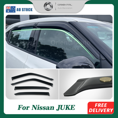 OAD Luxury Weathershields For Nissan Juke 2020+ Weather Shields Window Visors