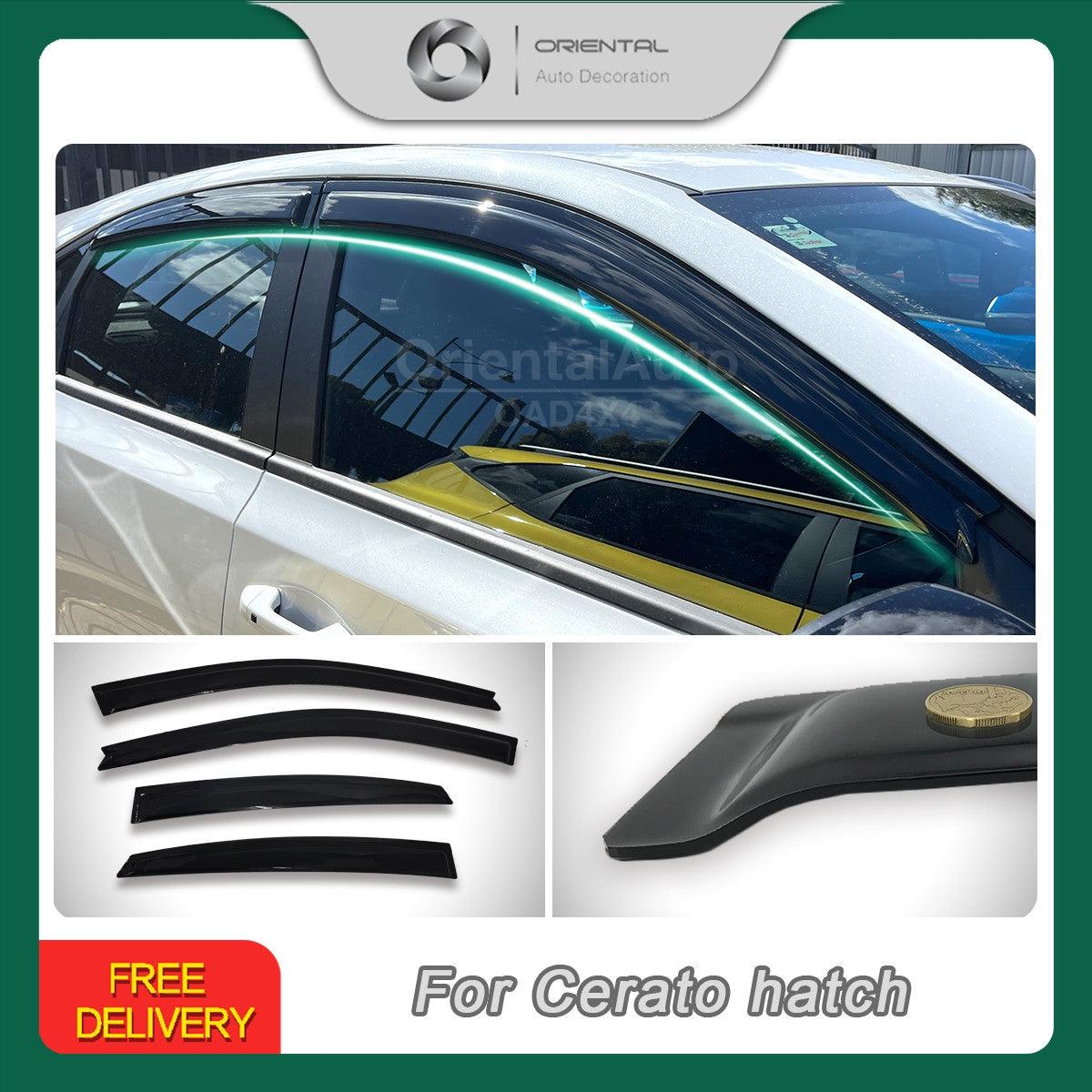 Weather Shields for KIA Cerato BD Series Hatch 2018-Onwards