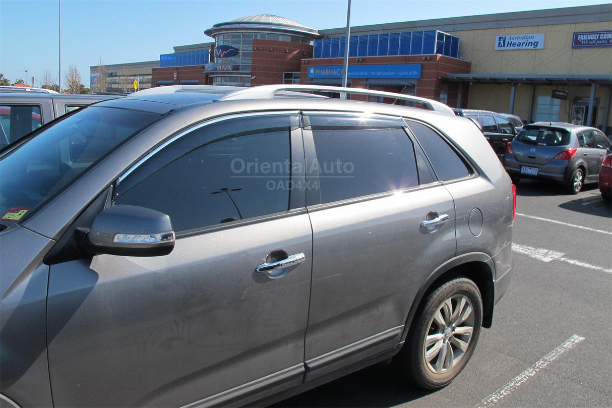 Chrome Edge Weather Shields for KIA Sorento XM Series 2009-2015